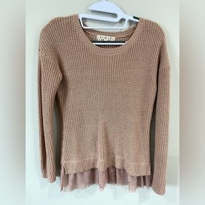 Kids’ Mauve Sparkly Sweater